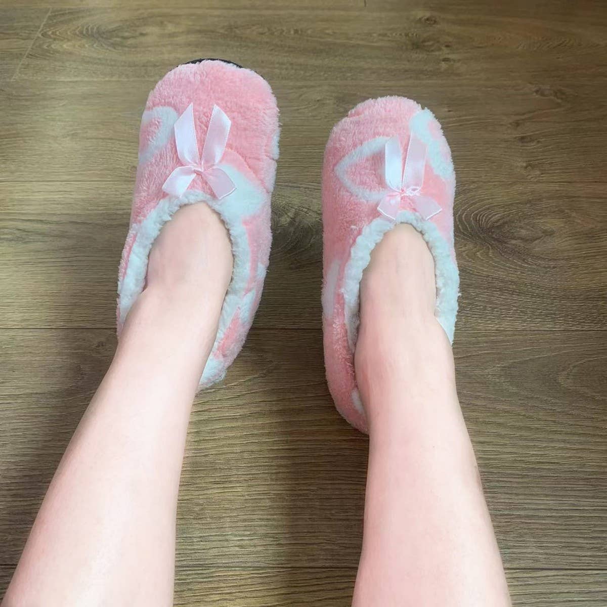 WOMEN'S  SOCKS HOME FLEECE FLOOR SOCK SLIPPERS