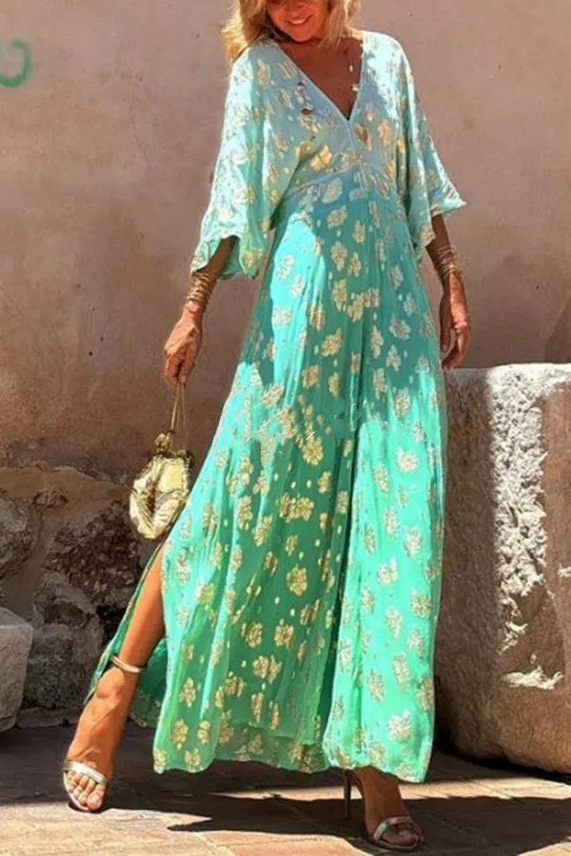 CWDMD5856_V-NECK OPEN BACK WIDE-LEG JUMPSUIT