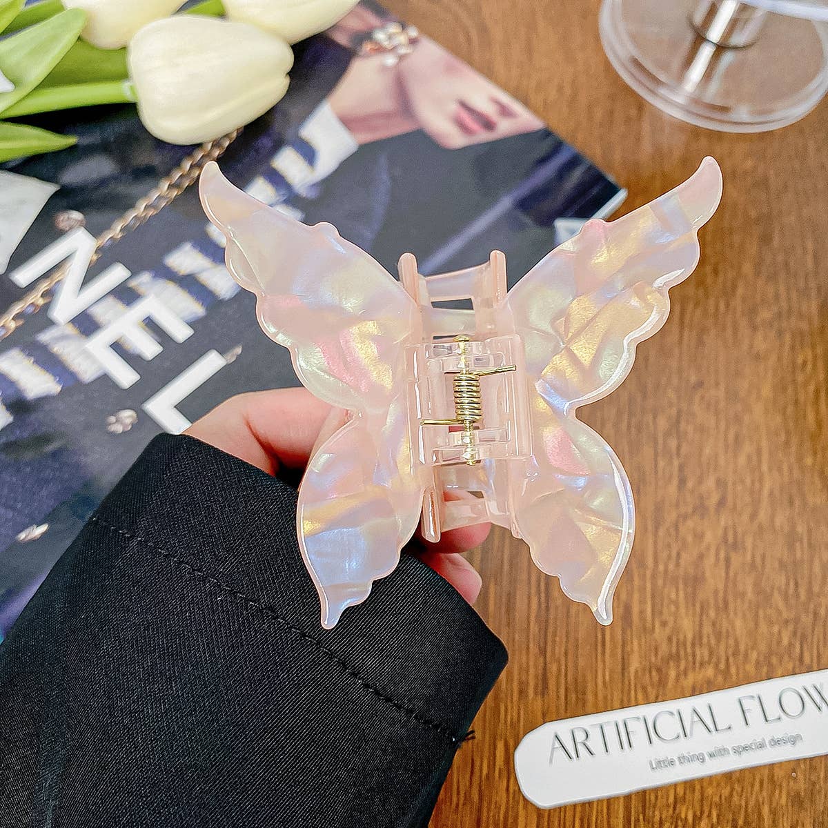 Iridescent Mermaid imitation acetic acid clip