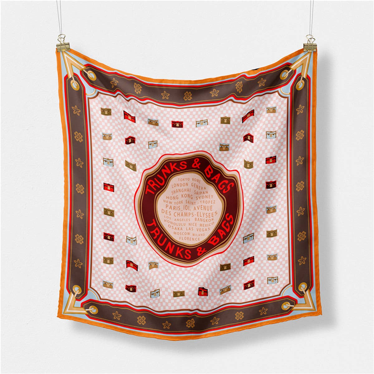 WOMEN OUTERWEAR THIN SQUARE SCARF