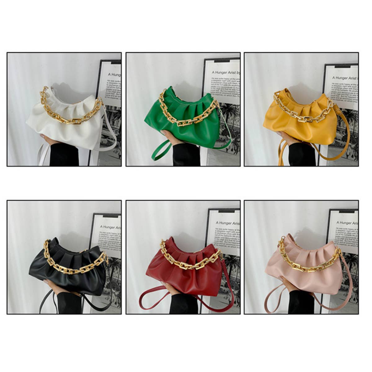 FASHION CHAIN STRAP HOBO BAG_CUAB0156