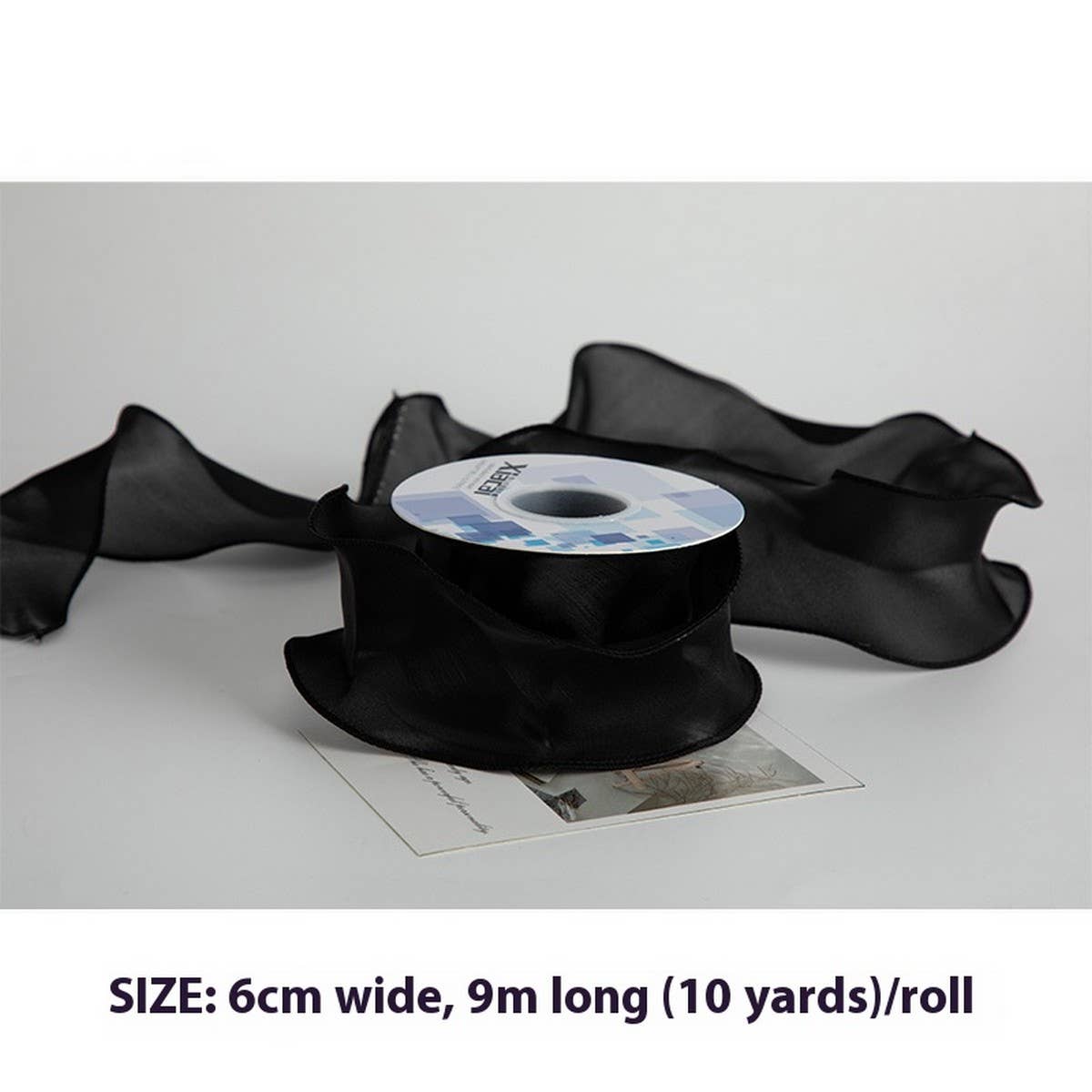 COLORFUL PEARLESCENT EDGE YARN DIY RIBBON