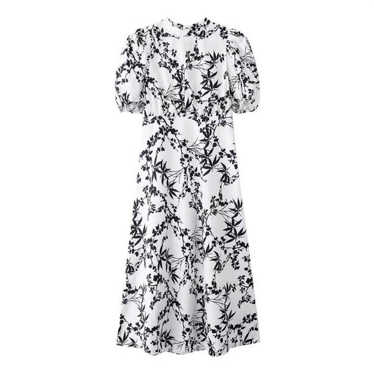 STREET-CHIC CHIC PRINT WAIST DRESS