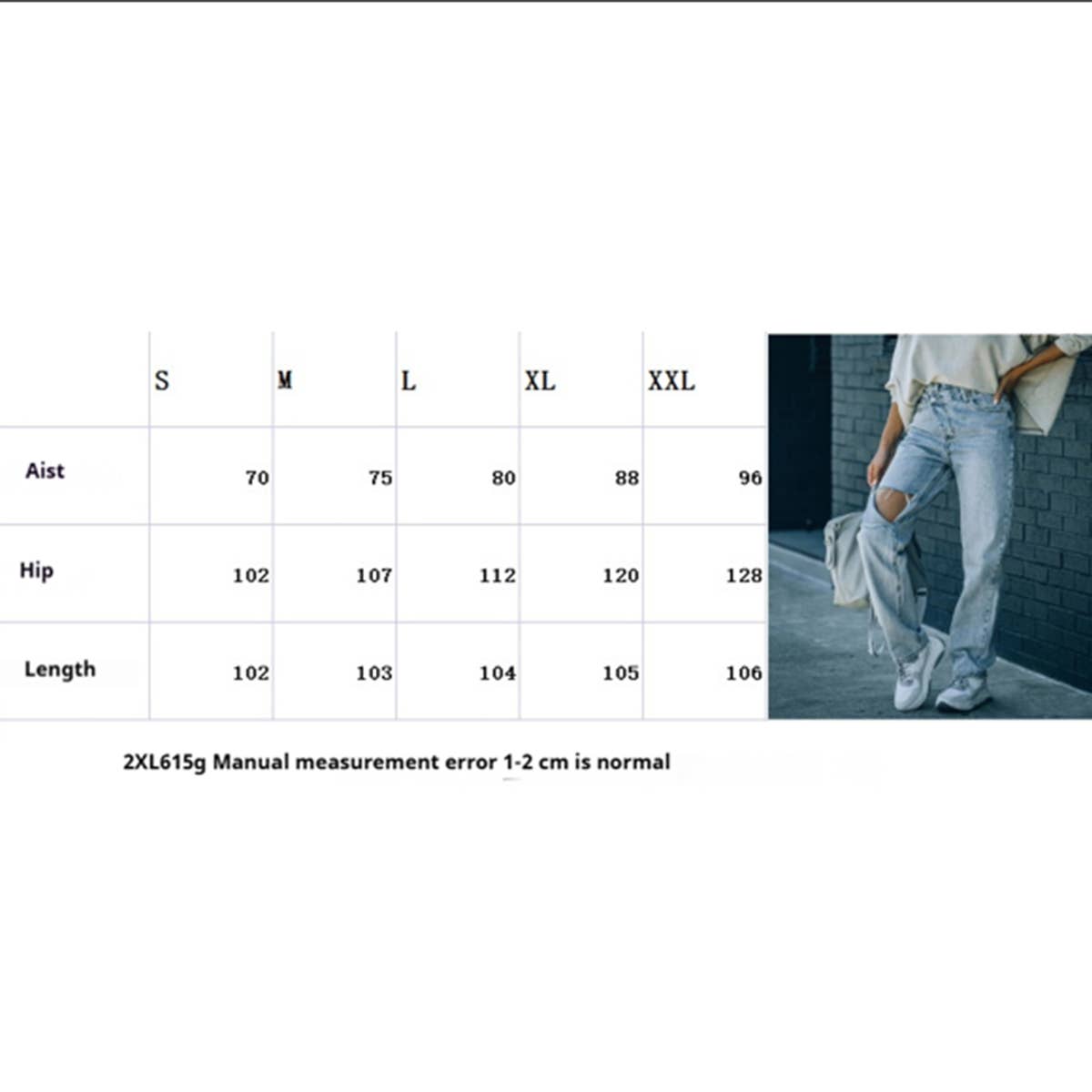 Distressed Irregular Hem Jeans ? Casual Denim