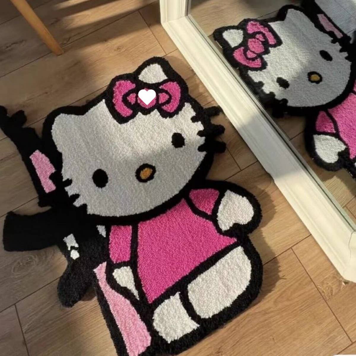 Cute Cat Bathroom Rug Absorbent Non-Slip Floor Mat