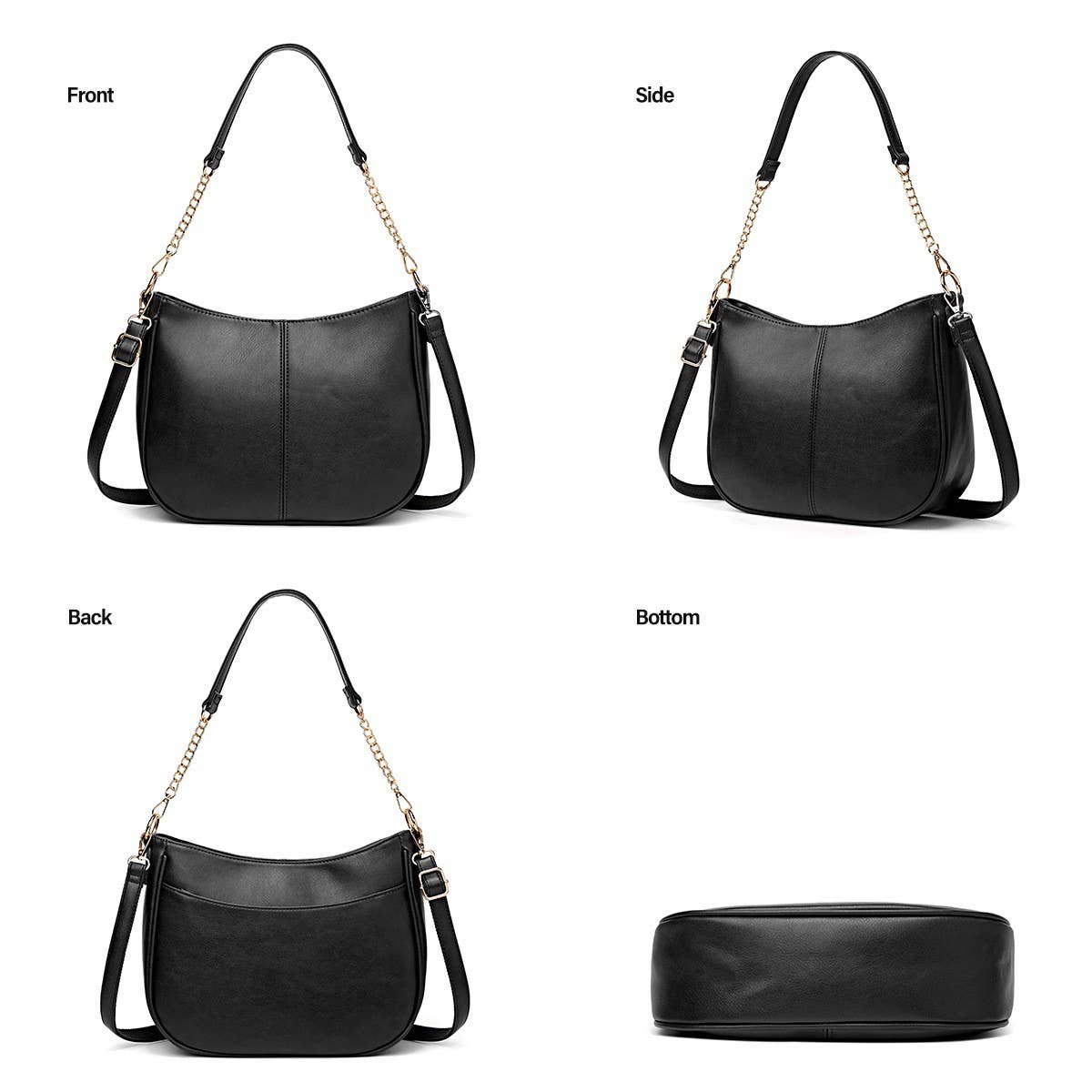 SIMPLE HIGH CAPACITY SINGLE SHOULDER CROSSBODY BAG_CWAB1809