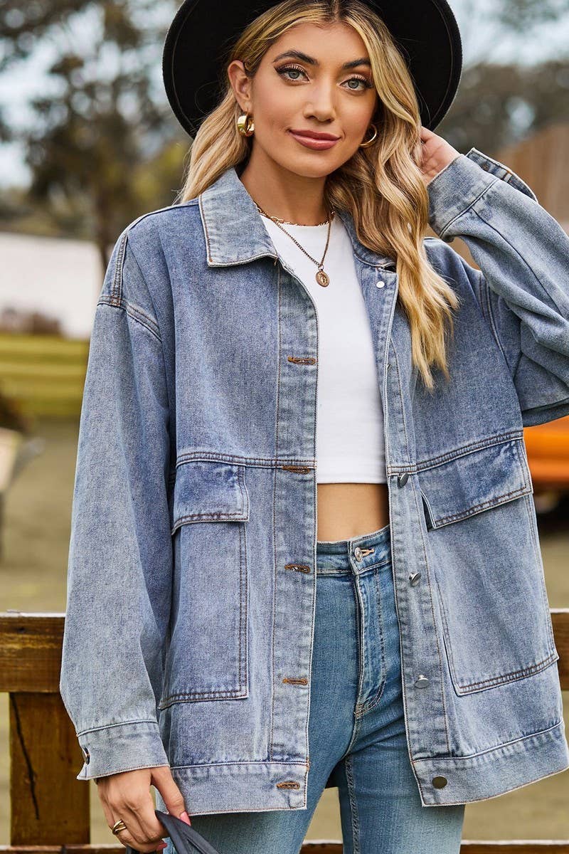 CWJJ00095_VINTAGE CLASSIC LOOSE FIT DENIM JACKET