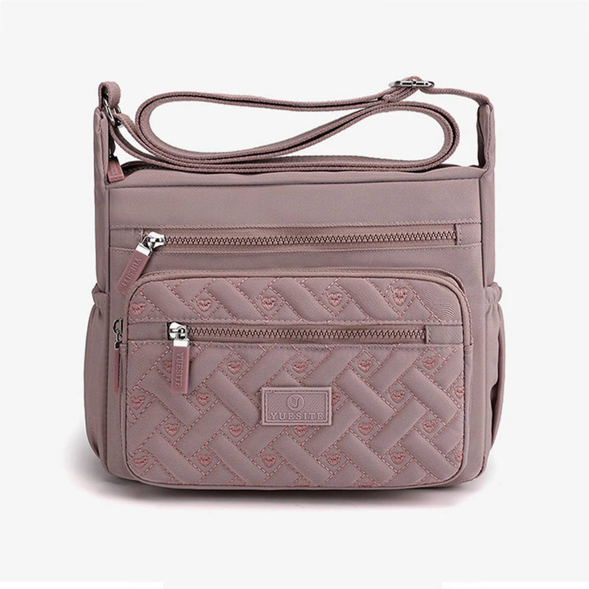 CASUAL LIGHTWEIGHT NYLON SHOULDER CROSSBODY BAG_CWAB3528