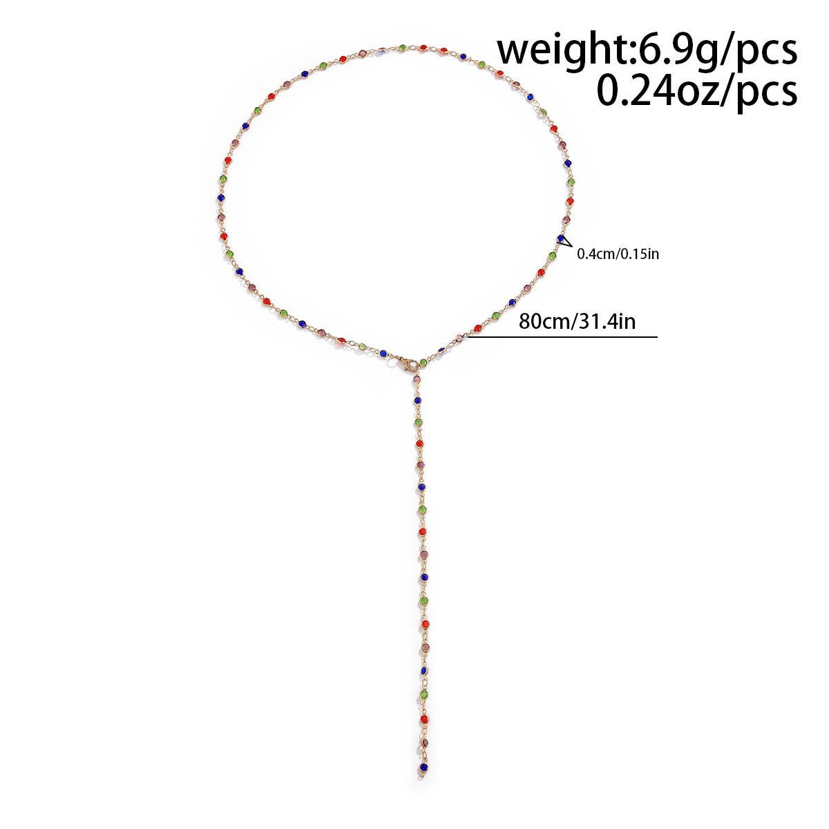 SIMPLE AND FASHIONABLE TASSEL Y-CHAIN NECKLACE