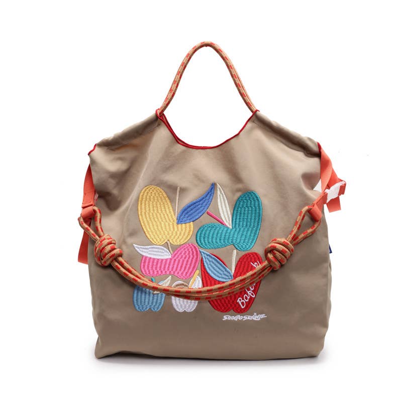Cartoon embroidery versatile commuting bag