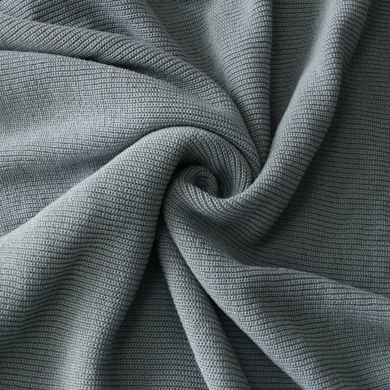 LACE-UP CROSS V-NECK LONG SLEEVE KNIT CARDIGAN