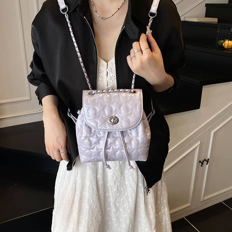 Versatile travel diamond-shaped backpack