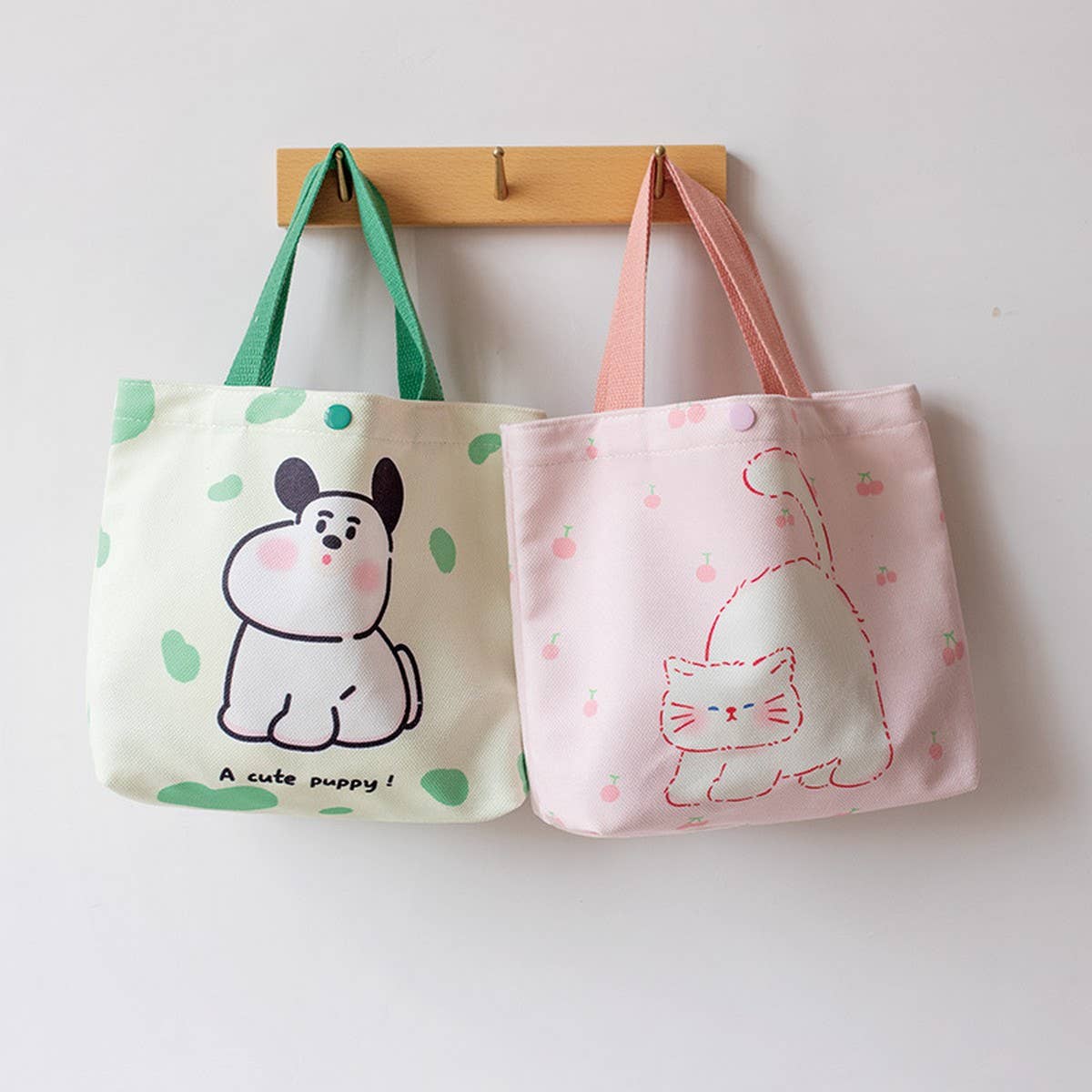 Cute Printed Lunch Tote Bag for Girls & Women_CWAB5663