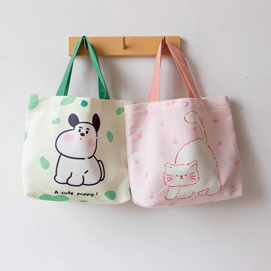 Cute Printed Lunch Tote Bag for Girls & Women_CWAB5663