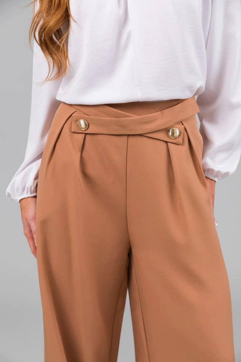 CWBLP2170_SOLID COLOR LOOSE FIT STRAIGHT LEG PANTS