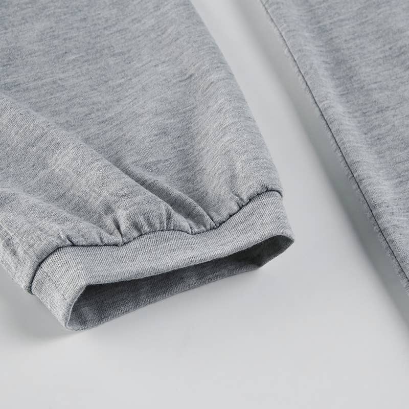 Simple style solid-color casual jumpsuit