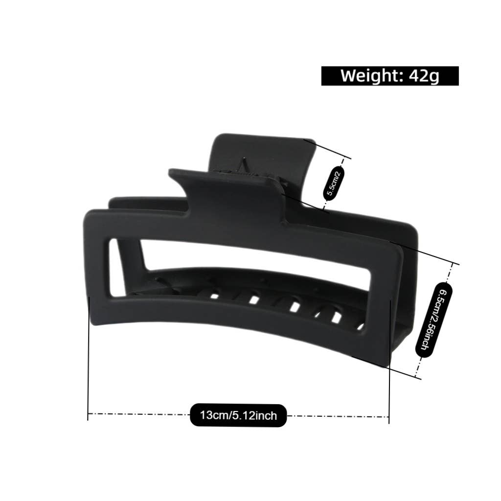 5.12" Jumbo Flat Hair Claw Clip ??Strong Hold_CWAHA1091