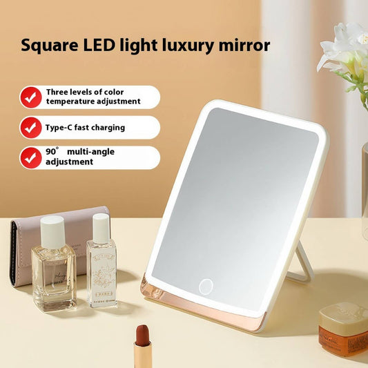 TABLET CHARGING LED MAKEUP MIRROR