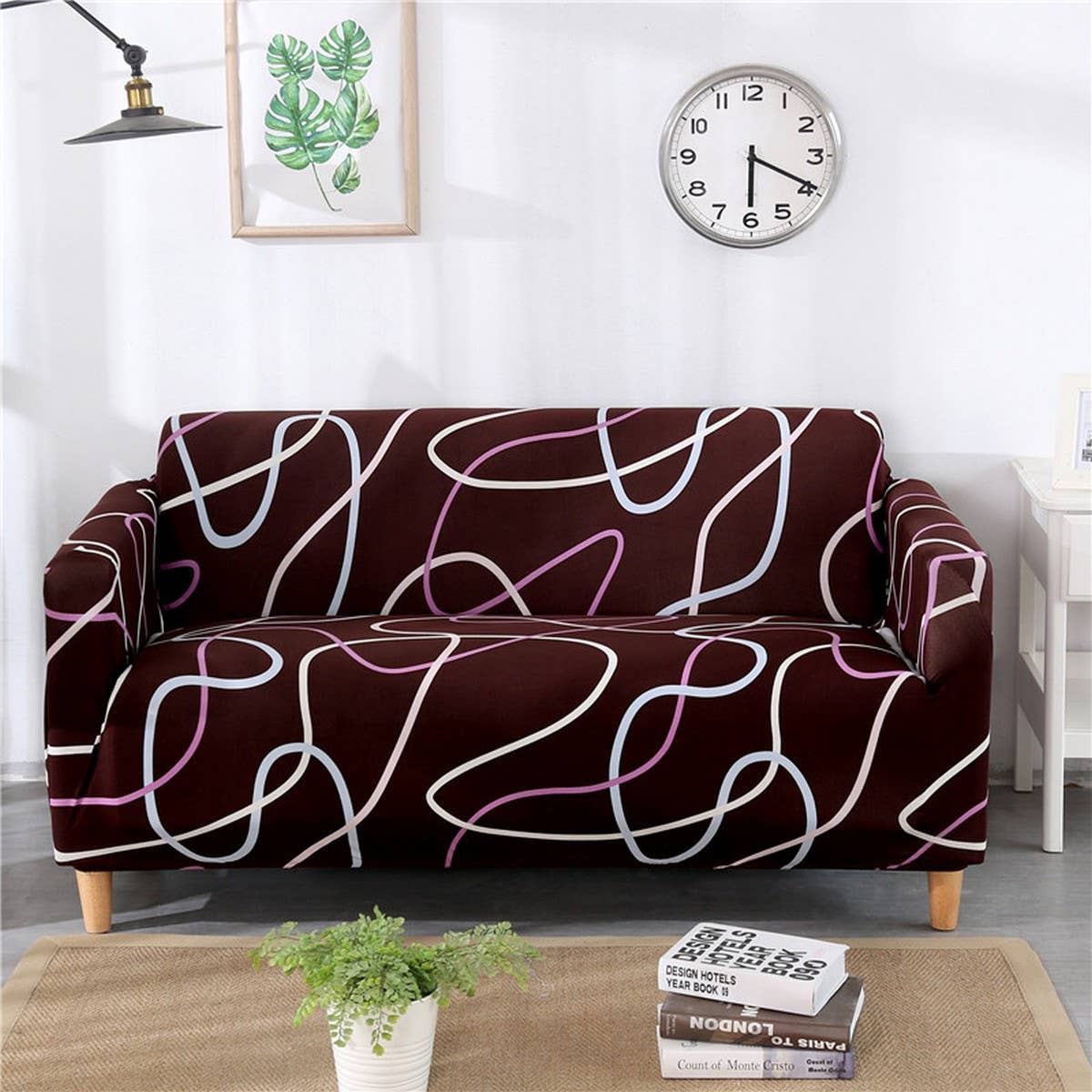 Stretch Sofa Cover, Full Wrap for All Seasons_CWMM8313