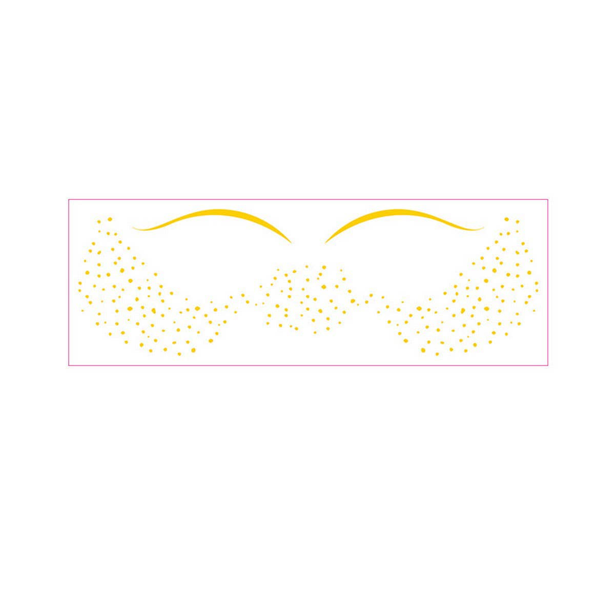 Gold Foil Freckle Tattoos for Makeup Looks