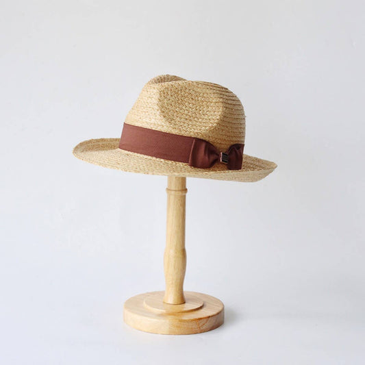 Summer bow fashionable all-match straw hat_CWAH3486