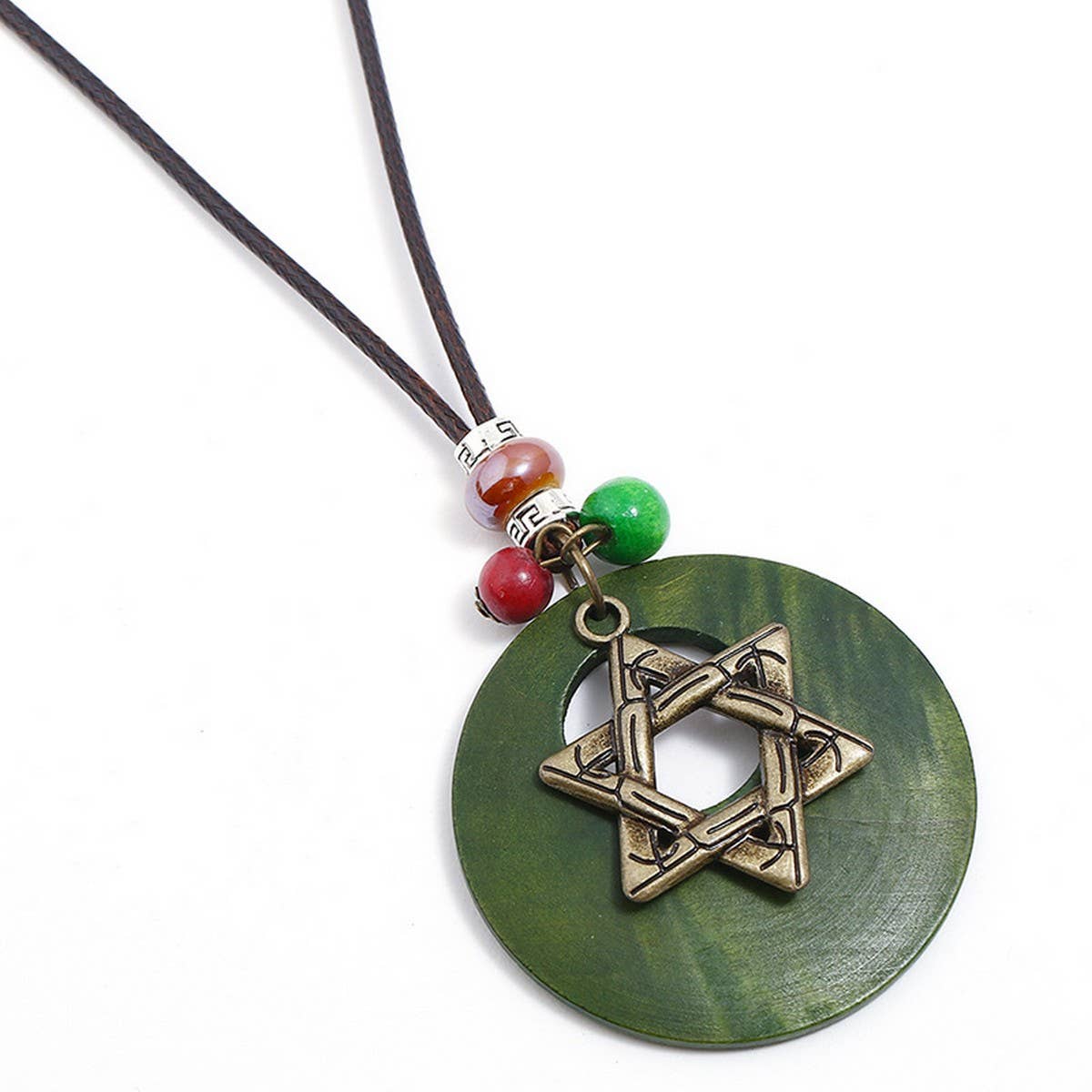 PERSONALIZED ALLOY FIVE-POINTED STAR NECKLACE_CWMM4616