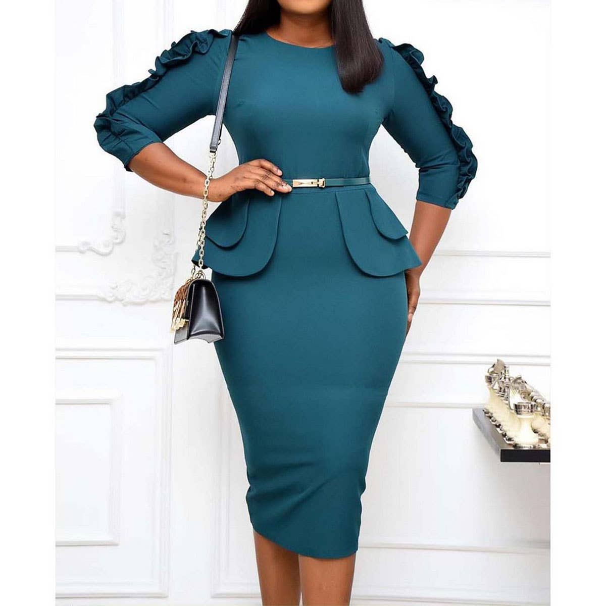 PROFESSIONAL OFFICE TEMPERAMENT COMMUTER DRESS_CWDMD3674