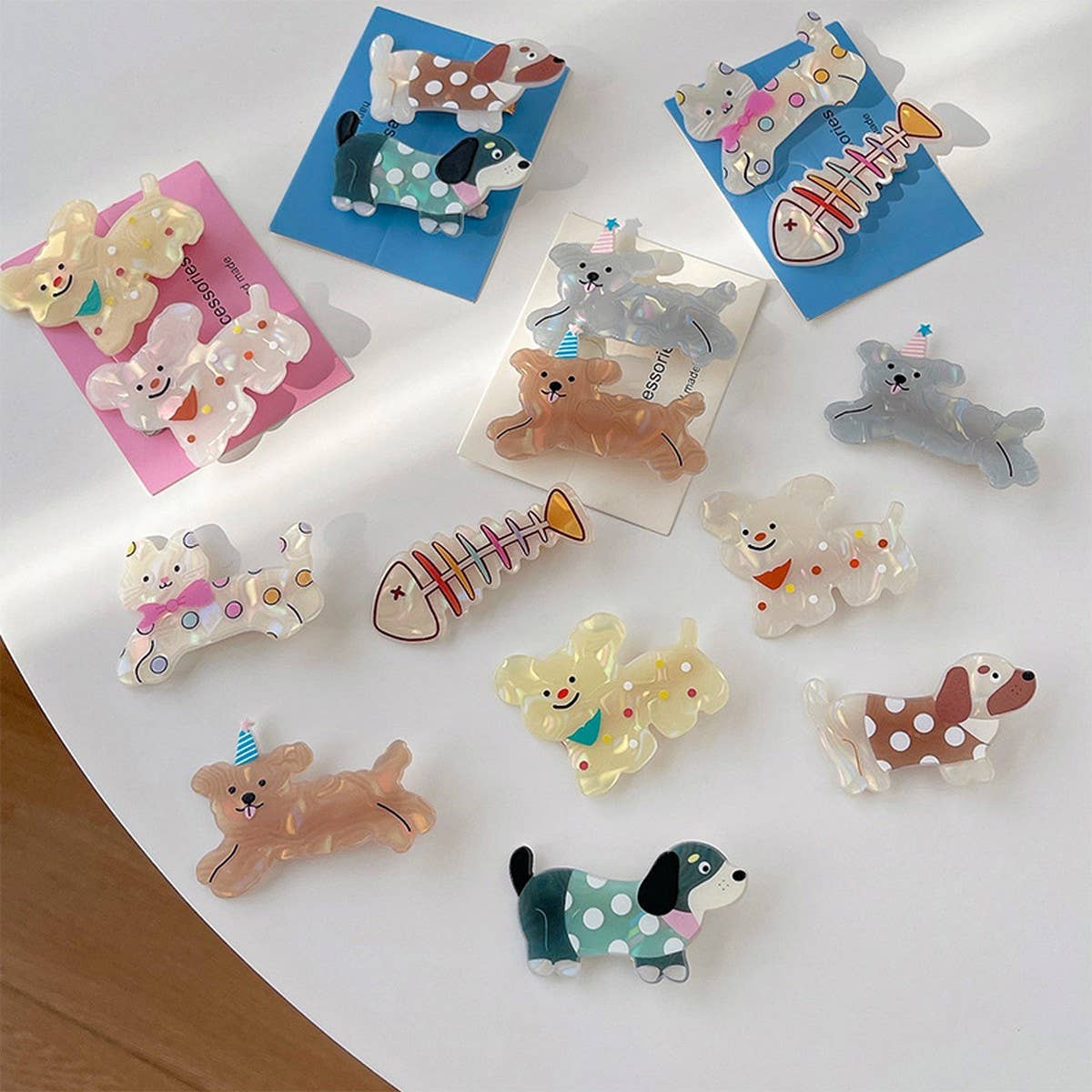 CWMM9291_CUTE CARTOON PUPPY HAIR CLIP