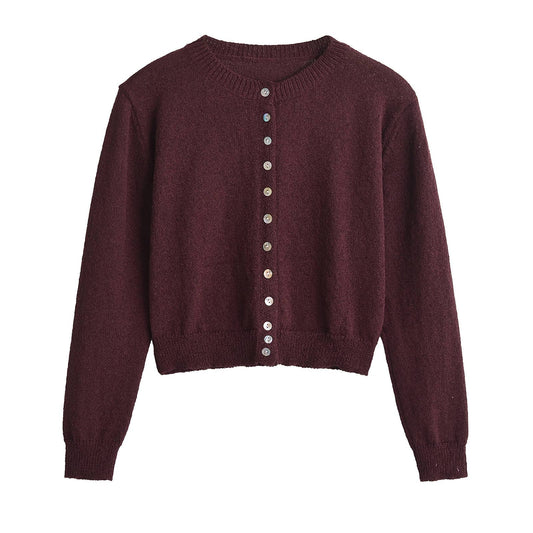 SLIM-FIT HOTTIE KNIT CARDIGAN THIN JACKET