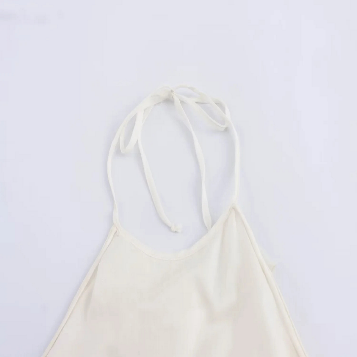 Halter Neck Layered Top ? French Summer Style