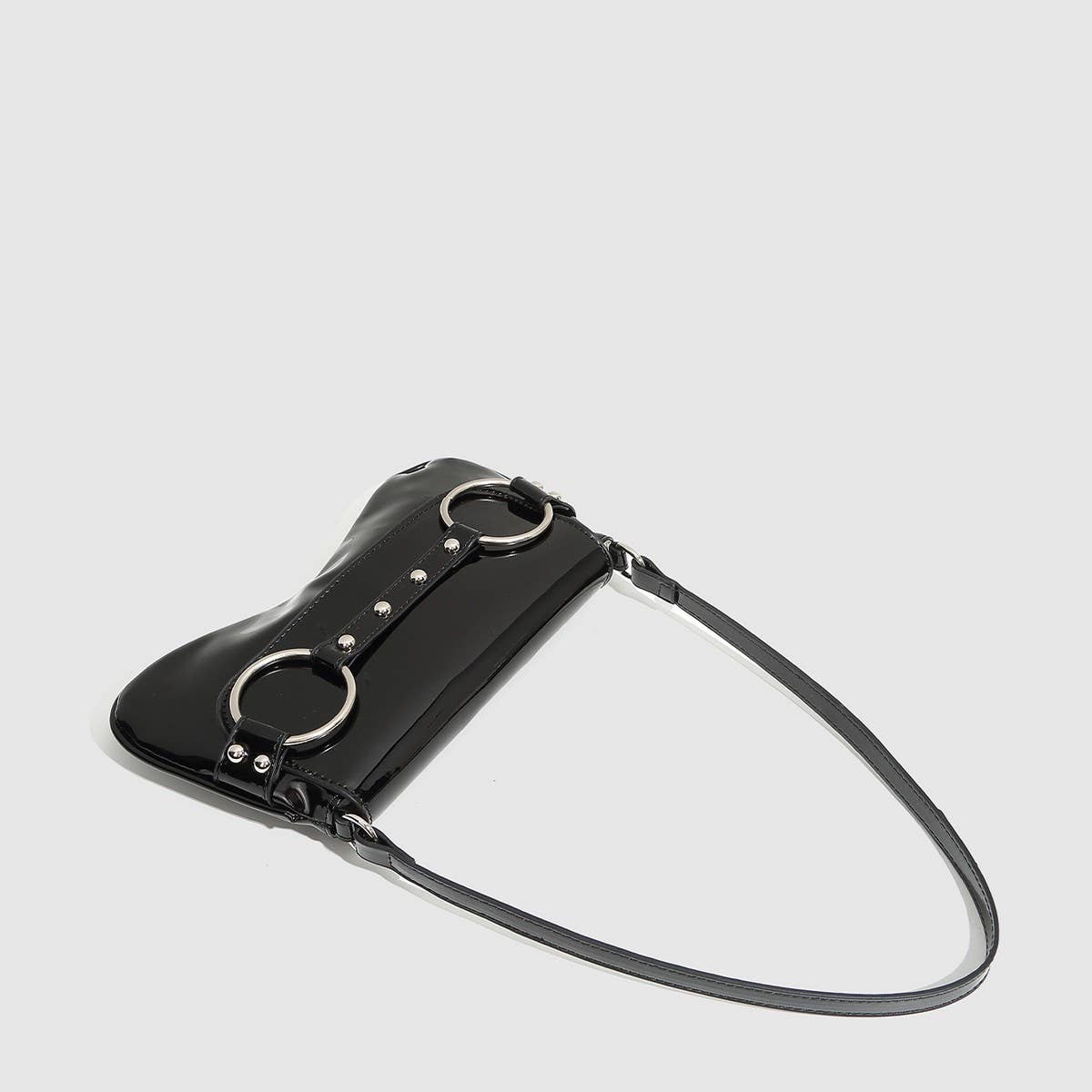 Glossy Macaron Jelly Underarm Wrist Bag_CWAB5694