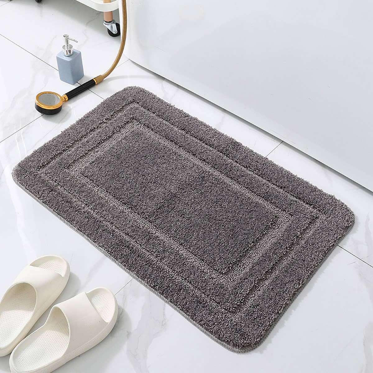 NEW ABSORBENT U-SHAPED BATHROOM MAT