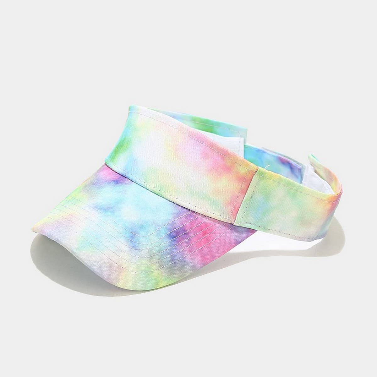 Tie-Dye Visor Hat -Sunshade Cap for Spring/Summer_CWAH3296