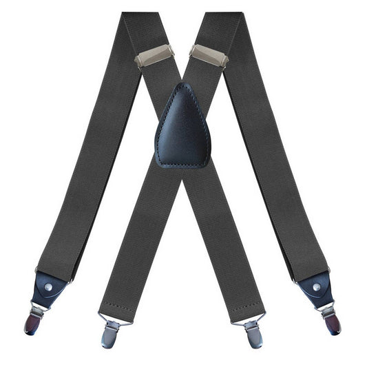 ADJUSTABLE ELASTIC 4-CLIP X-TYPE SUSPENDER CLIP_CWMM1111