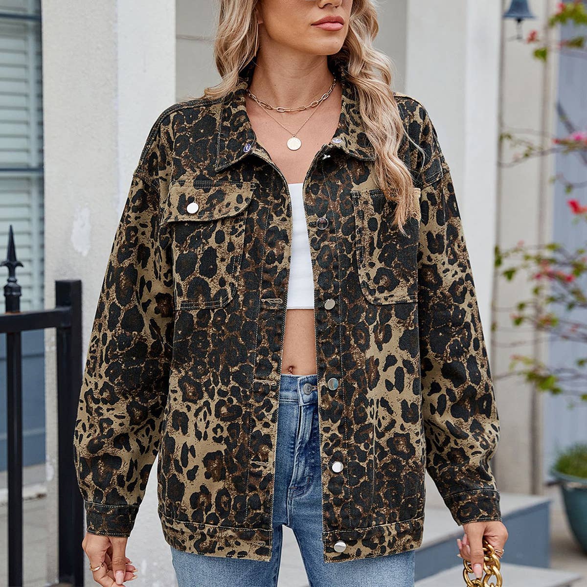 Vintage Washed Denim Jacket for Women ? New