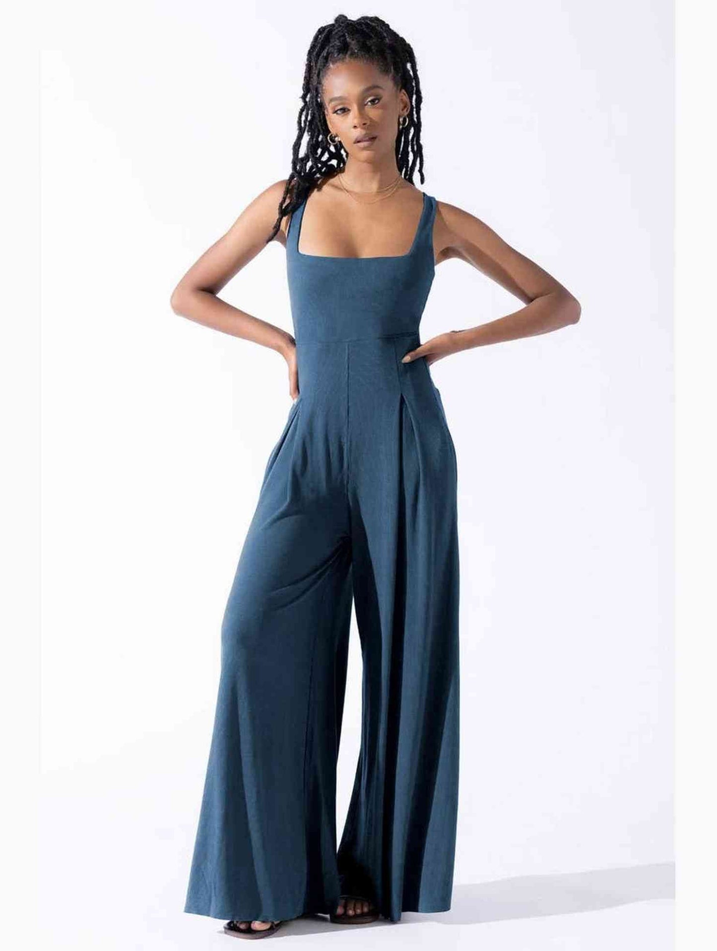 CASUAL LOOSE WIDE LEG JUMPSUITS FOR WOMEN_CWSJS0458