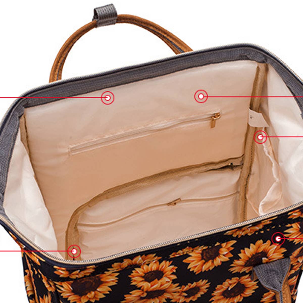MULTIFUNCTIONAL BACKPACK MOTHER AND BABY BAG_CWAB2226
