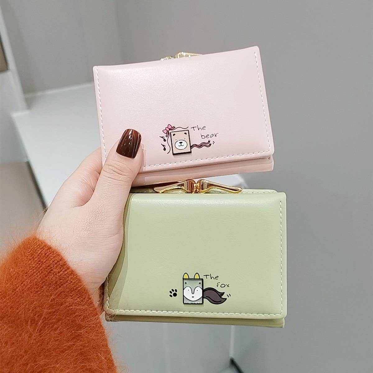 CARTOON PERSONALITY CUTE ANIMAL WALLET_CWAB2628