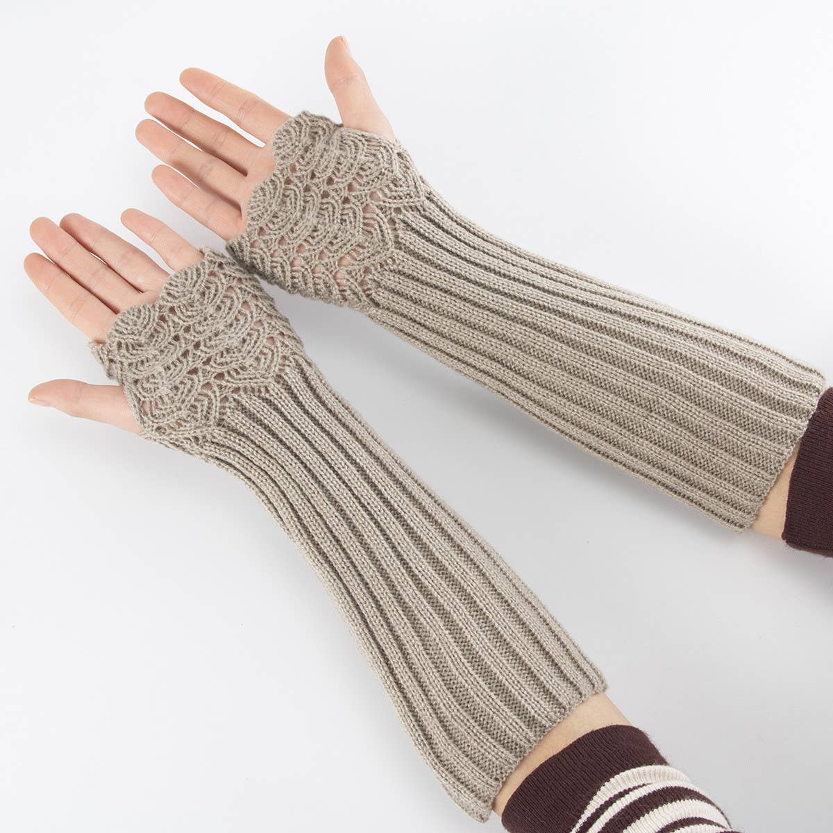 2024 NEW KNITTED FINGERLESS GLOVES SLEEVES_CWAG0100