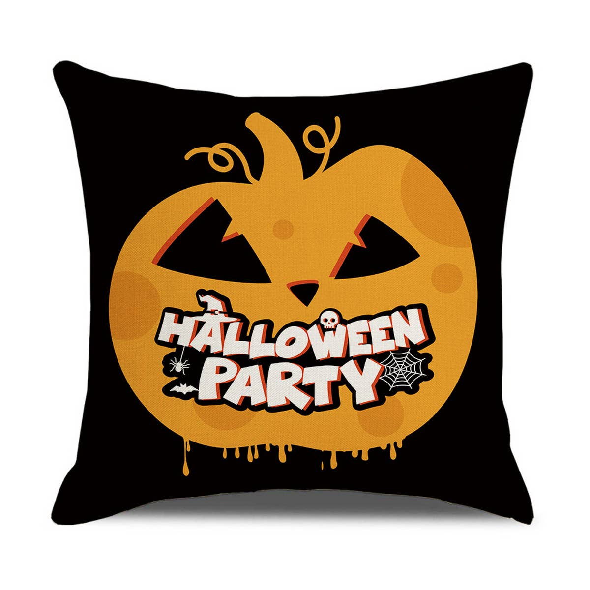 HALLOWEEN PLAID PRINT PILLOWCASE