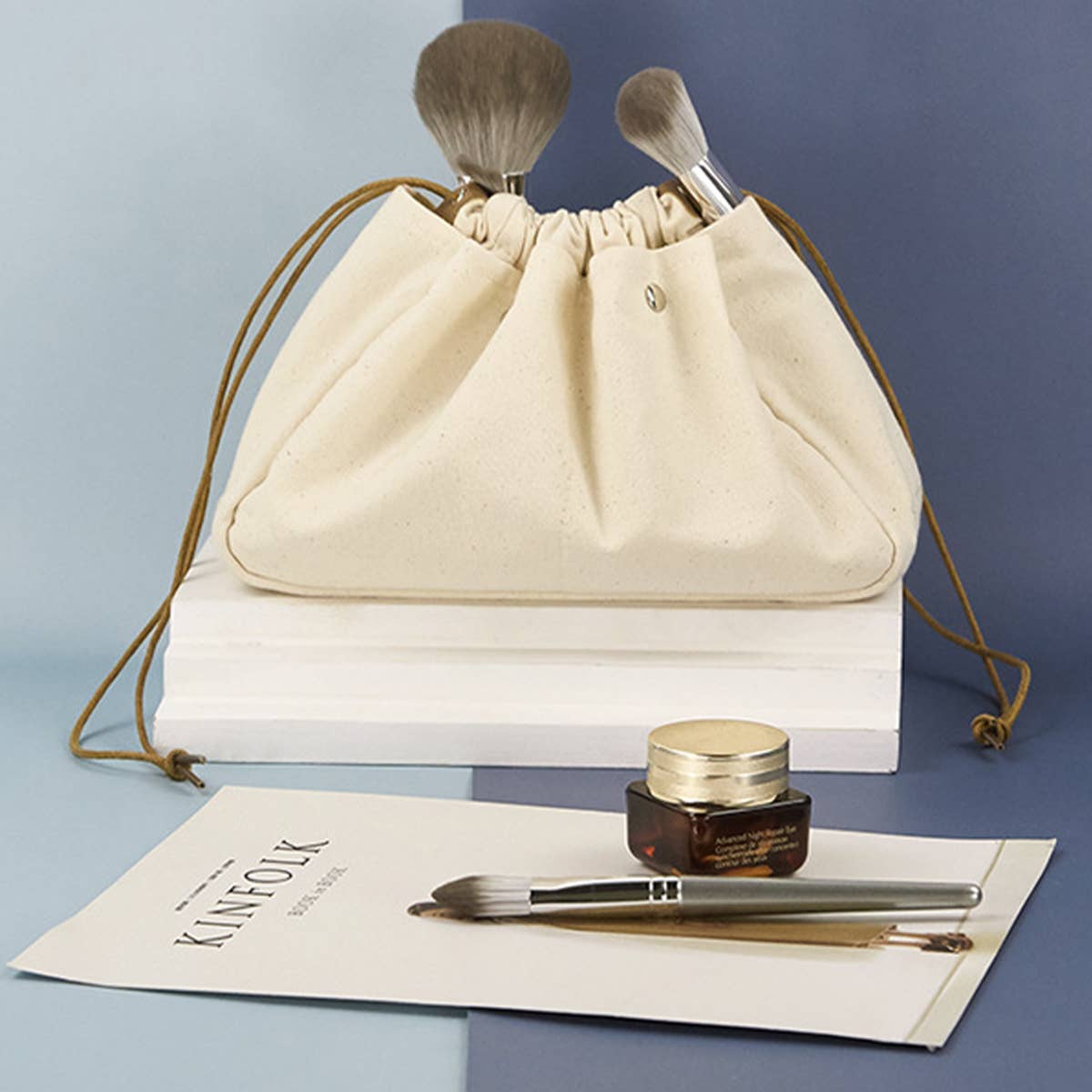 DRAWSTRING COSMETICS STORAGE BAG COSMETIC BAG_CWAB1420