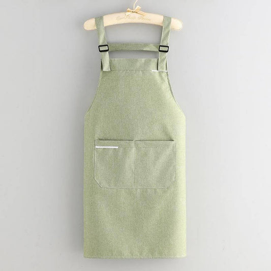 Fabric coating Solid Color apron with pockets bulk_CWMM2037
