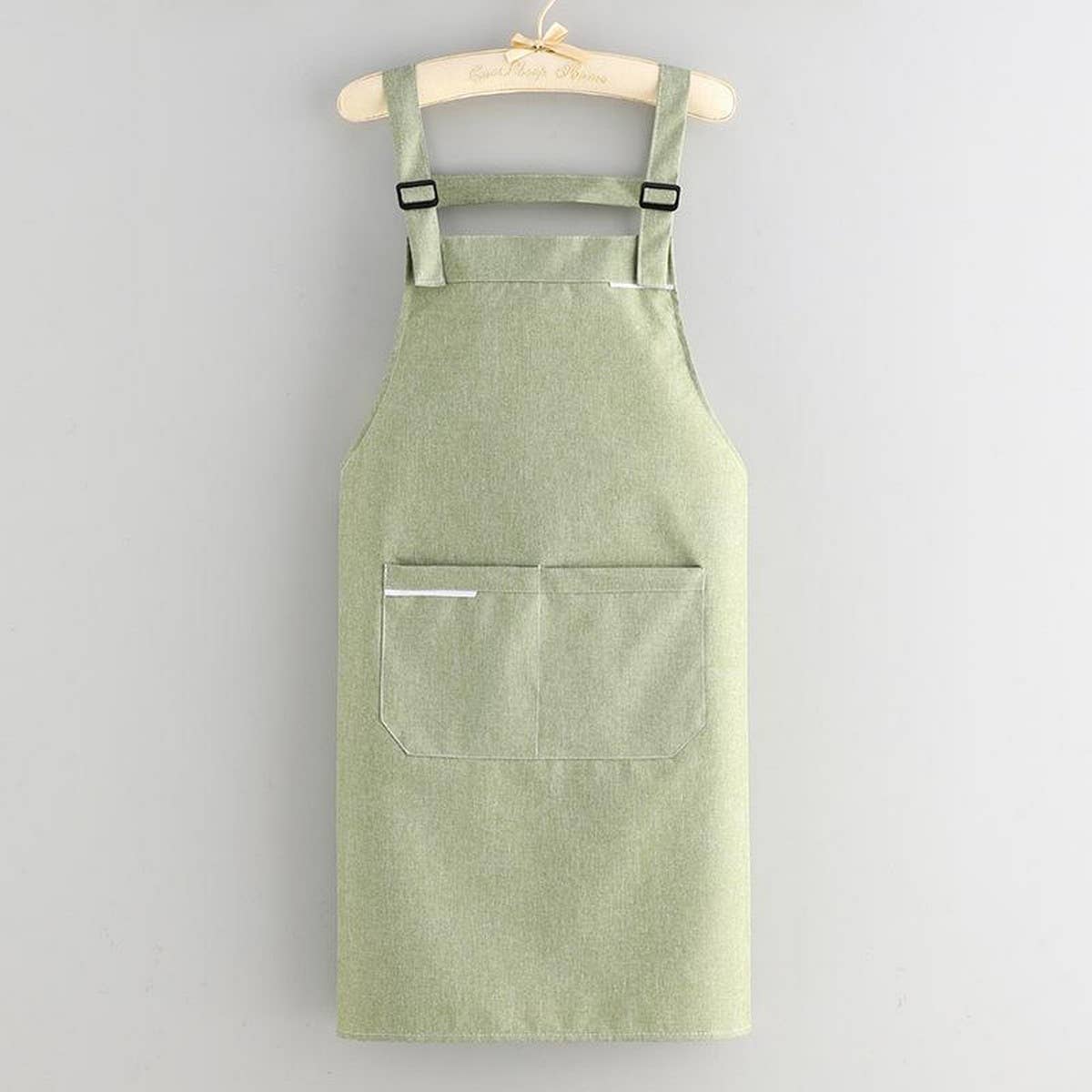 Fabric coating Solid Color apron with pockets bulk_CWMM2037