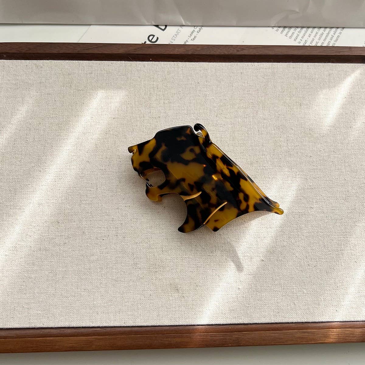 New Acetate Leopard Claw Clip ?Medium Cartoon Clip