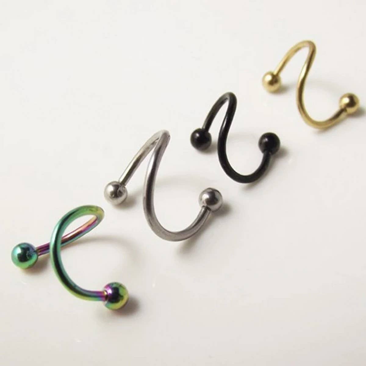 Trendy Titanium Steel Lip Ring Body Piercing