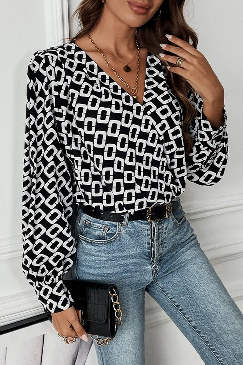 WOMEN FASHION V NECK LONG SLEEVE JUMPSUIT_CWSJS0403