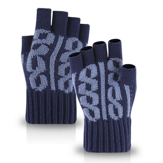 MEN'S KNITTED HALF FINGER WINTER PLUSH GLOVES_CWAG0228