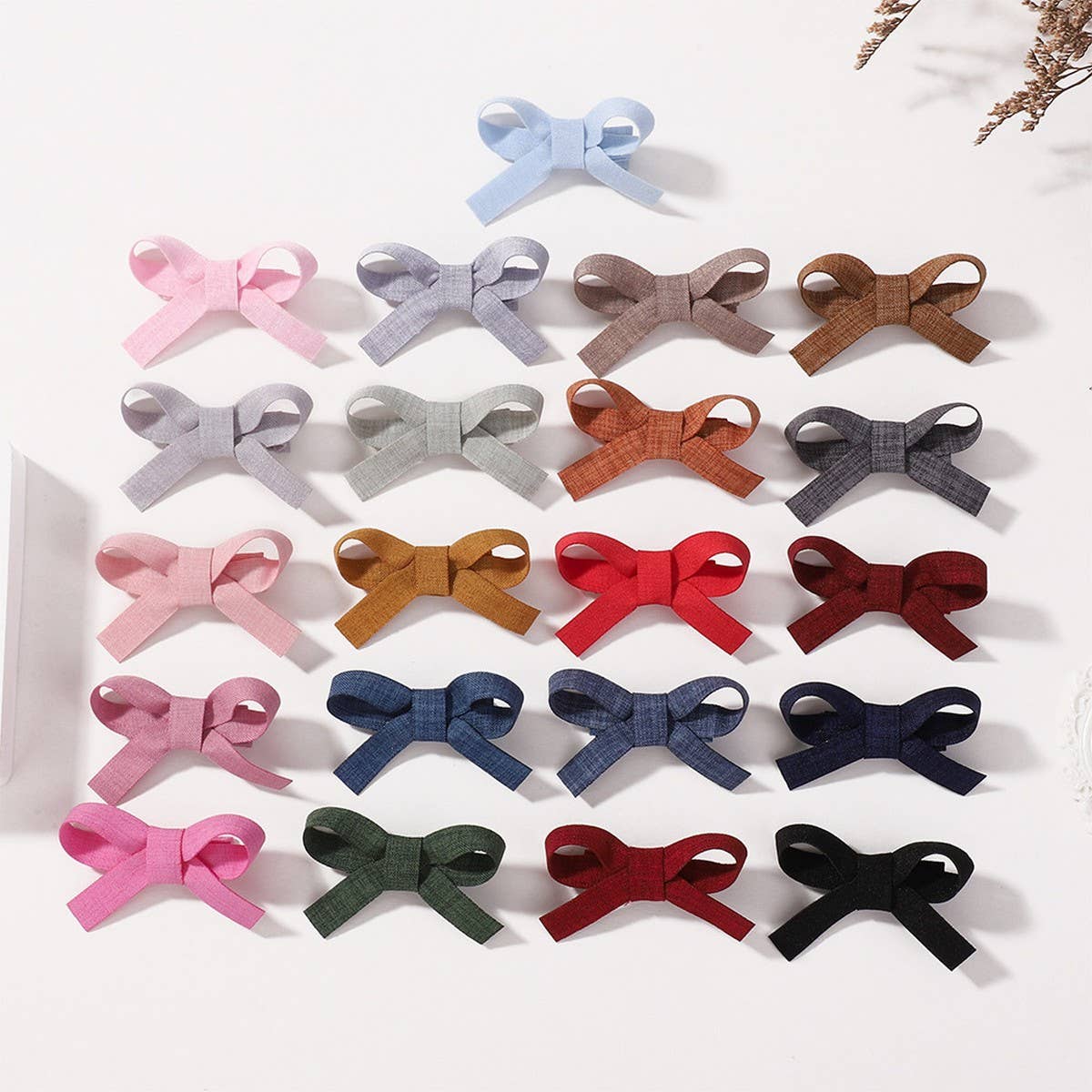Handmade Fabric Bow Full-Cover Hair Clip for Kids