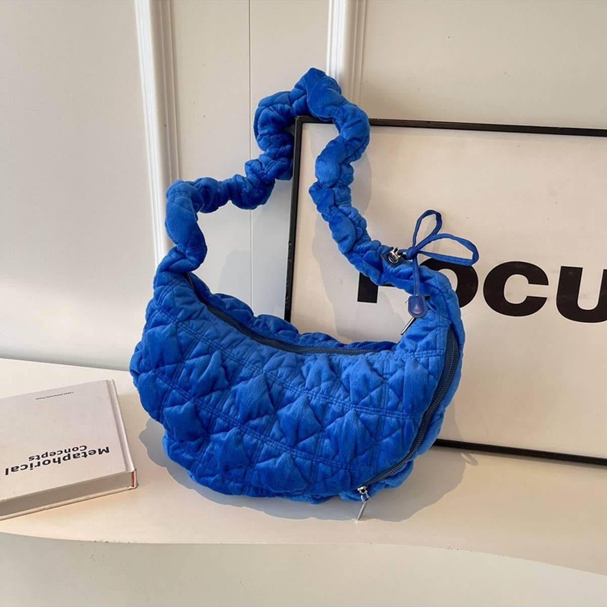 Plush Velvet Cloud Bag Women Large Shoulder Tote_CUAB00563