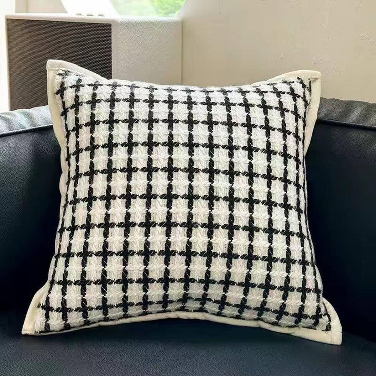 Tiger Zebra Embroidered Sofa Bed Pillow Cover